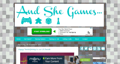 Desktop Screenshot of andshegames.com