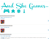 Tablet Screenshot of andshegames.com